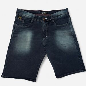 Vintage G-Star Raw Denim Jean Shorts Contrast Stitching Size 30 Good Condition